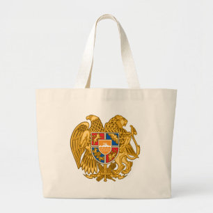 Wappen von Armenien - armenisches Emblem Jumbo Stoffbeutel
