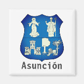 Wappen von Asunción, Paraguay Magnet (Vorne)