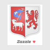 Wappen von Auch, Gers, Occitanie Aufkleber (Blatt)