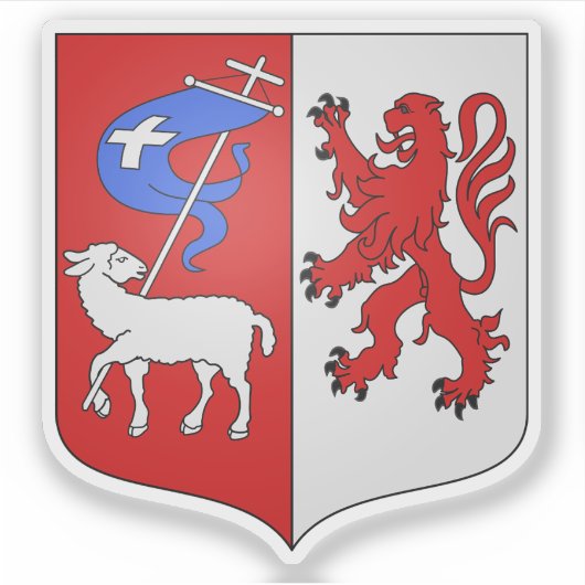 Wappen von Auch, Gers, Occitanie Aufkleber (Vorderseite)