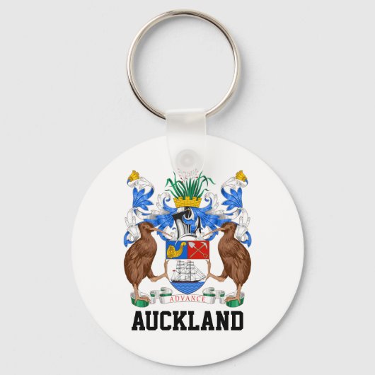Wappen von Auckland, NZ Schlüsselanhänger (Vorderseite)