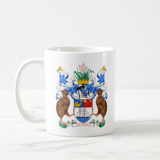 Wappen von Auckland, NZ Tasse (Links)
