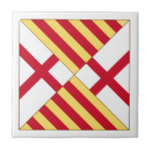 Wappen von Barcelona (ohne Krone) Fliese (Vorderseite)