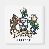 Wappen von Belfast Magnet (Vorne)