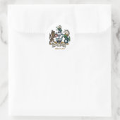 Wappen von Belfast Runder Aufkleber (Tasche)