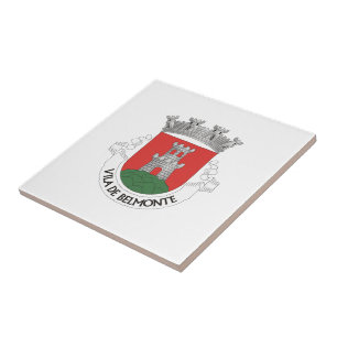 Wappen von Belmonte, Portugal Fliese