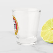 Wappen von Bergen, Norwegen Schnapsglas (Rechts)