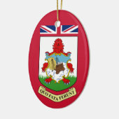 Wappen von Bermuda Keramik Ornament (Links)