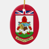 Wappen von Bermuda Keramik Ornament (Vorne)