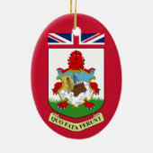 Wappen von Bermuda Keramik Ornament (Hinten)