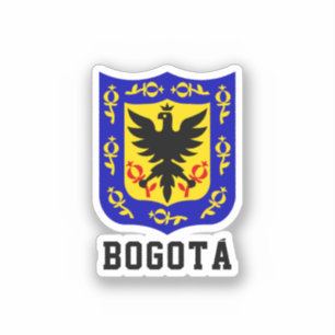 Wappen von Bogotá, Kolumbien Aufkleber