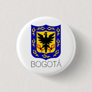 Wappen von Bogotá, Kolumbien Button