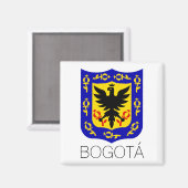 Wappen von Bogotá, Kolumbien Magnet (Vorderseite/Rückseite)