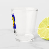 Wappen von Bogotá, Kolumbien Schnapsglas (Rechts)