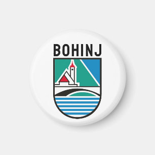 Wappen von Bohinj, Slowenien Magnet