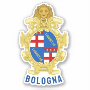 Wappen von Bologna - Italien Aufkleber