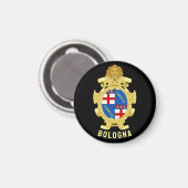 Wappen von Bologna - Italien Magnet (Vorderseite/Rückseite)