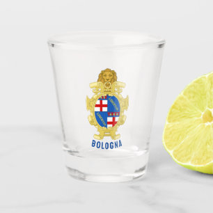 Wappen von Bologna - Italien Schnapsglas
