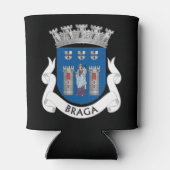 Wappen von Braga, Portugal Dosenkühler (Rückseite)