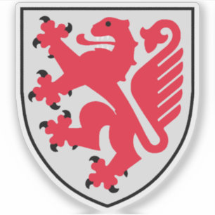 Wappen von Braunschweig, Deutschland Aufkleber
