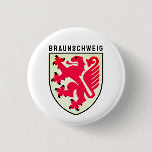 Wappen von Braunschweig, Deutschland Button