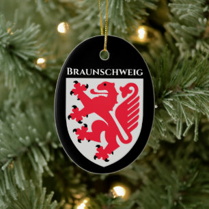 Wappen von Braunschweig, Deutschland Keramik Ornament