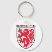 Wappen von Braunschweig, Deutschland Schlüsselanhänger (Rückseite)