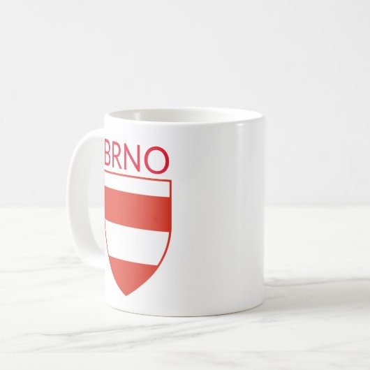 Wappen von Brünn - TSCHECHIEN Kaffeetasse (Vorderseite Links)