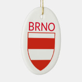 Wappen von Brünn - TSCHECHIEN Keramik Ornament (Rechts)
