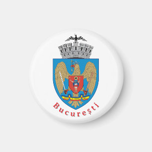 Wappen von Bukarest, Rumänien Magnet