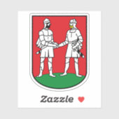 Wappen von Bünde, Deutschland Aufkleber (Blatt)