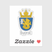 Wappen von Burgas, Bulgarien Aufkleber (Blatt)