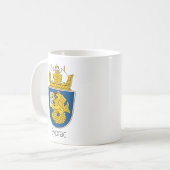 Wappen von Burgas, Bulgarien Kaffeetasse (Vorderseite Links)