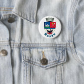 Wappen von Buzău, Rumänien Button (Beispiel)
