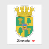 Wappen von Cabrero, Chile Aufkleber (Blatt)