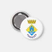 Wappen von Cadaqués Magnet (Vorderseite/Rückseite)