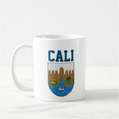 Wappen von Cali, Kolumbien Kaffeetasse (Links)