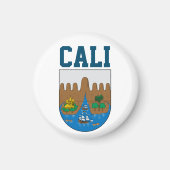 Wappen von Cali, Kolumbien-Schlüsselanhänger Magnet (Vorne)