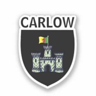 Wappen von Carlow (Stadt), Republik Irland Aufkleber