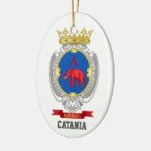Wappen von Catania, Sizilien Keramik Ornament (Links)