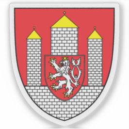 Wappen von České Budějovice, Tschechische Republik Aufkleber