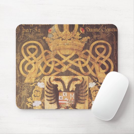 Wappen von Charles V des 23. Kapitels Mousepad (Mit Mouse)