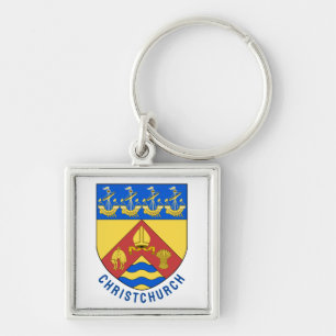 Wappen von Christchurch, Neuseeland Schlüsselanhänger