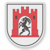 Wappen von Chur, Schweiz Aufkleber (Vorderseite)