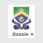 Wappen von Cobh (Landkreis Cork), Irland Aufkleber (Blatt)