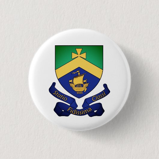 Wappen von Cobh (Landkreis Cork), Irland Button (Vorderseite)