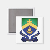 Wappen von Cobh (Landkreis Cork), Irland Magnet (Vorderseite/Rückseite)