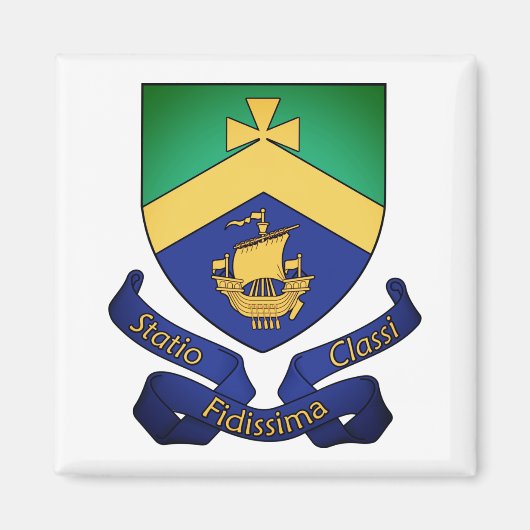 Wappen von Cobh (Landkreis Cork), Irland Magnet (Vorne)