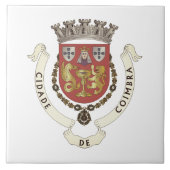 Wappen von Coimbra, Portugal Fliese (Vorderseite)