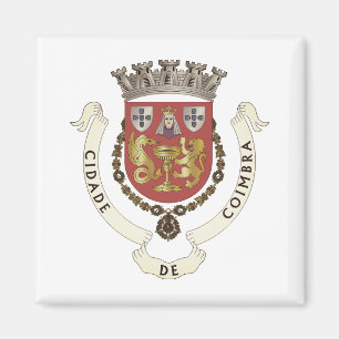 Wappen von Coimbra, Portugal Magnet